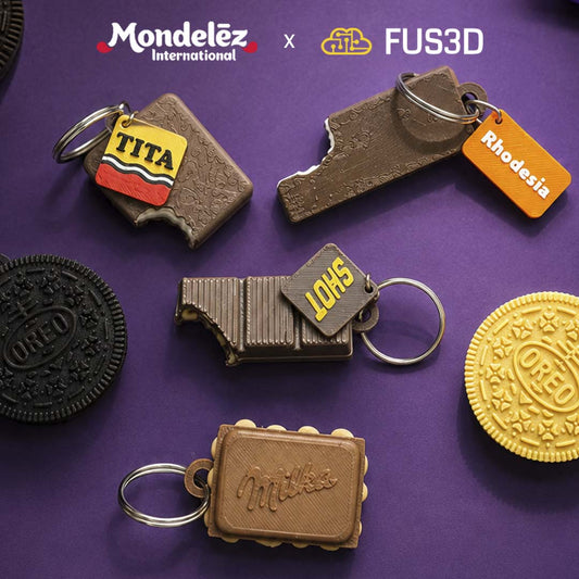 De Oreo y Milka a llaveros: el proyecto de FUS3D para Mondelez