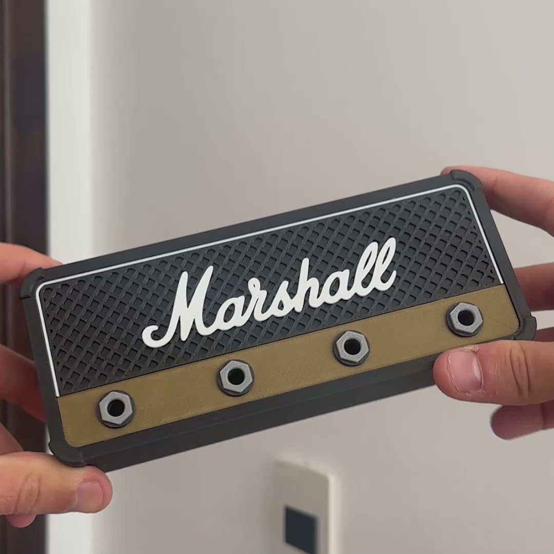 Kit MiniAmpli™ Marshall Porta llaves + 4 llaveros plug jack