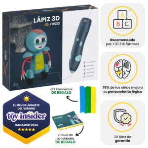 Lápiz FUS3D™ Kids - Lápiz de impresión 3D